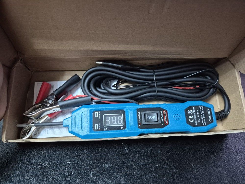 Automotive Power Probe Electrical Tester With Digital Display Voltmeter
