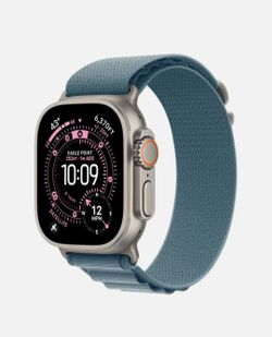 •Brand New, in Box. Apple Watch Ultra 3 (GPS + Cellular 49mm). Light Blue