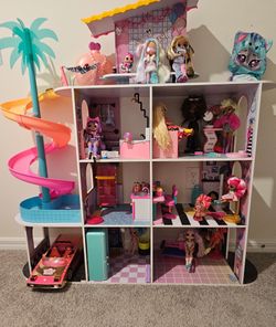 LOL DOLL HOUSE AND SNOW CHALET