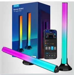 Govee RGBIC Light Bars, 15 Inches WiFi TV Backlight Suitable for 45-70 inch TVs
