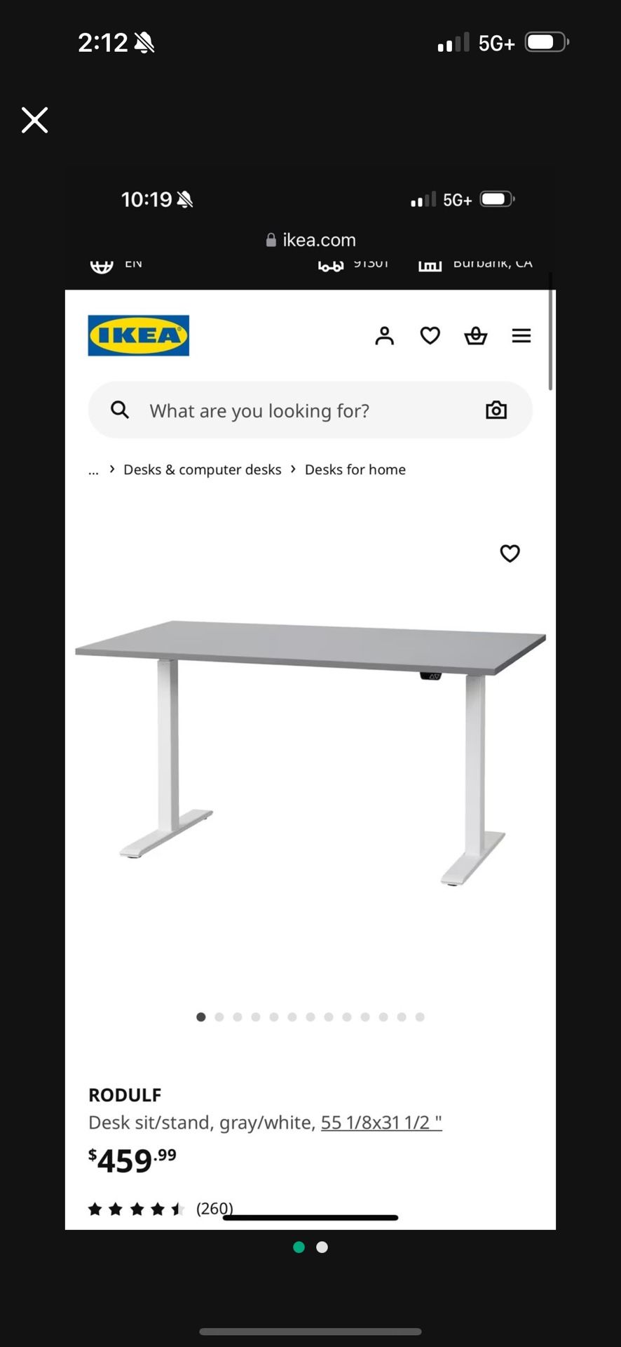IKEA Desk And Chair Set Brand New Never Worn Automatic Desk Ergonomic