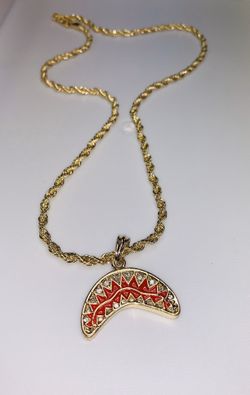 22k stainless steel BAPE necklace set created with lab diamonds