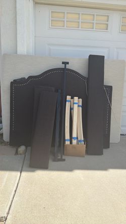 FREE!!!!  Upholstered double frame/headboard