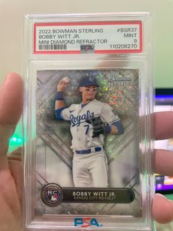 Bobby Witt Jr Mini Diamond Refractor PSA9