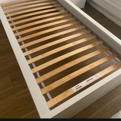 Twin Bed Frame From IKEA Looks Great No Scratch No Damage And It’s Very Clean MATTRESS Is Not Included 