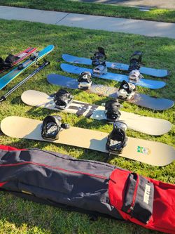 Snowboards Skis Boots Bags Poles, Skis Seasons Here!