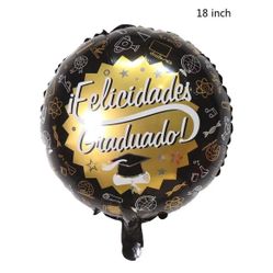 Foil Graduation Balloons 18” Quantity Of 5 