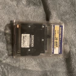 Siemens type D circuit breaker 30 amp double pole