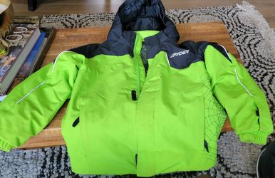 Spider Kid Ski Snowboard Jacket Size 7 (Age 7-9)