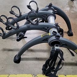 Saris Bones 2 Bike Rack Trunk Mount Bicycle Carrier Holds 3 Bikes - Gray 
