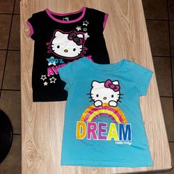 🎀HELLO KITTY 4T SHIRT SET • LIKE NEW
