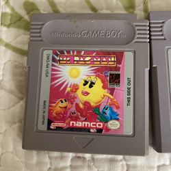 Gameboy Ms. Pac-Man Game 