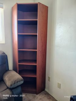 Wooden book shelf