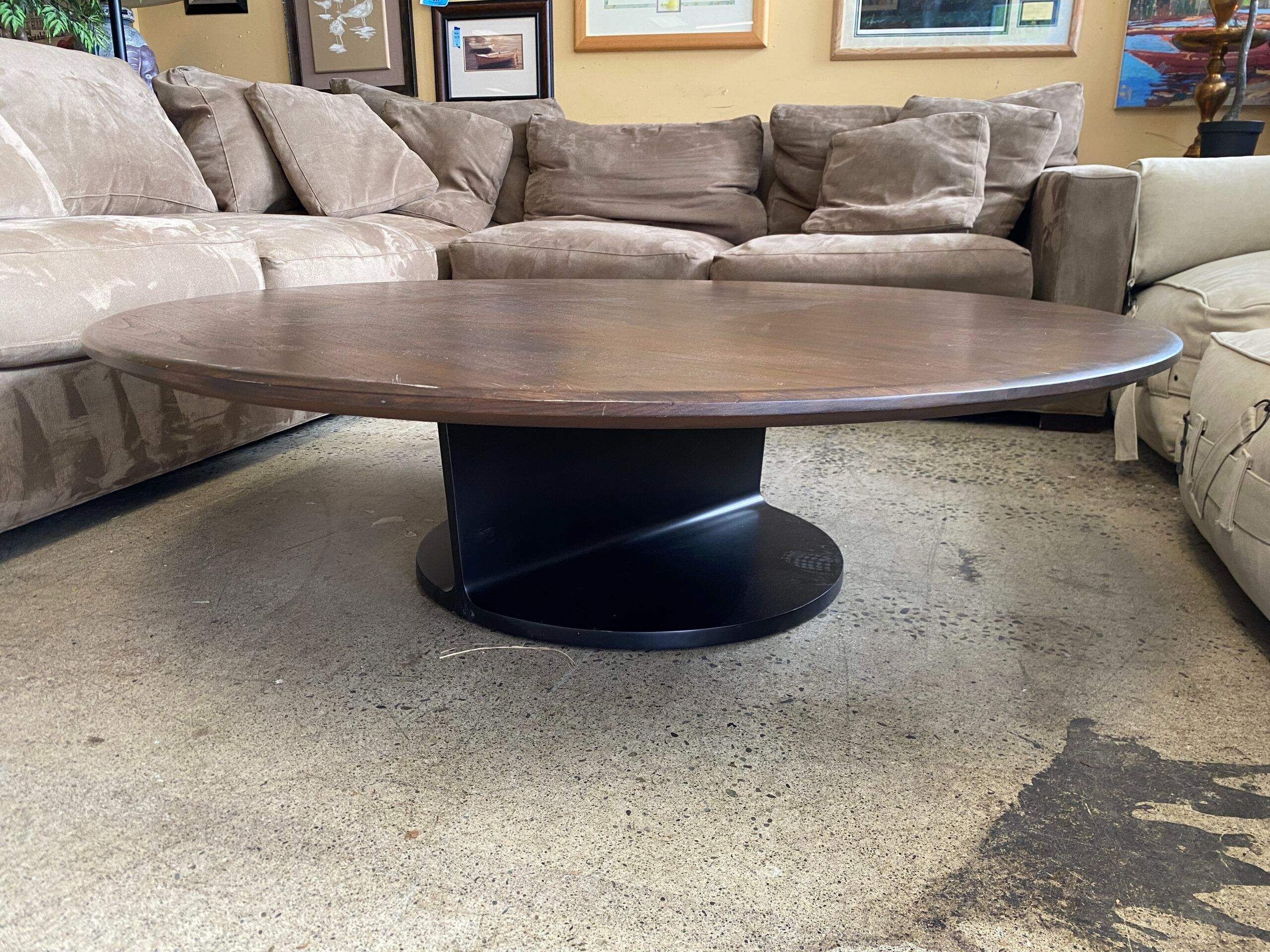 RESTORATION HARDWARE I-Beam Round Coffee Table