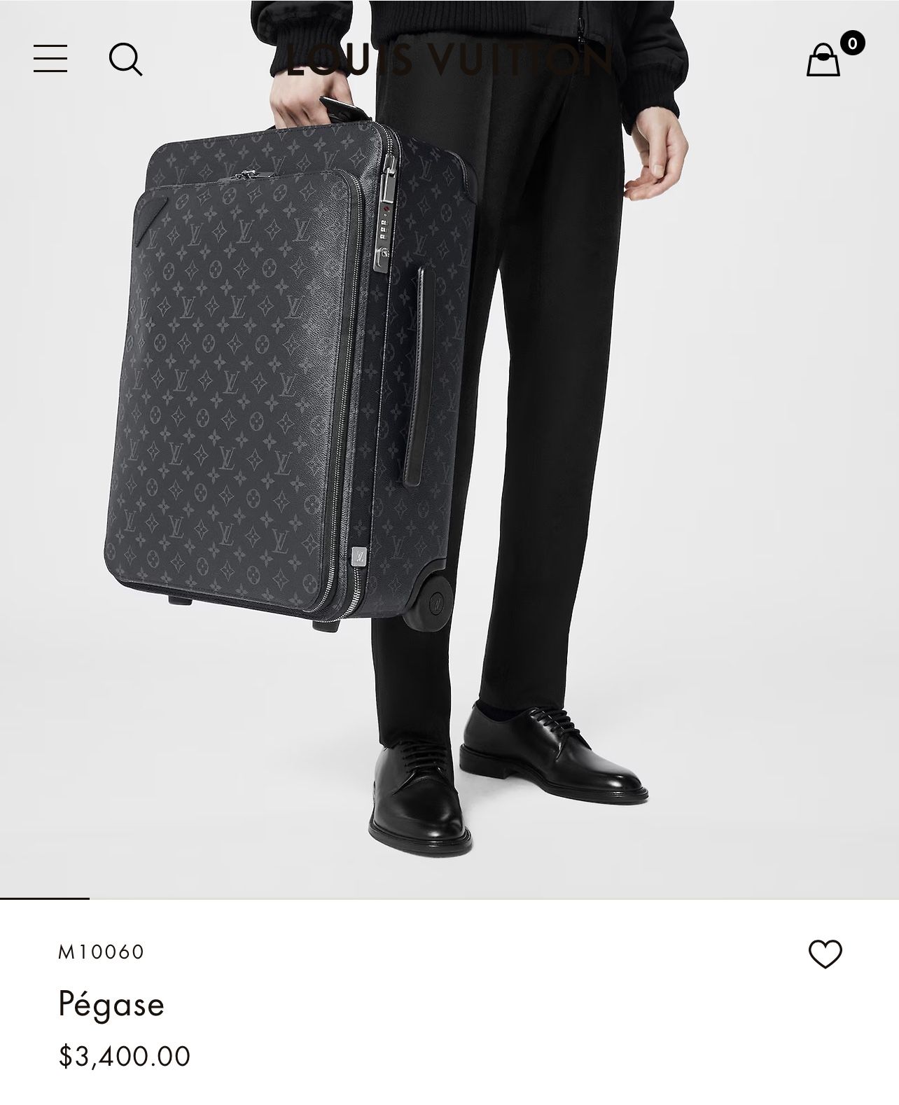 100% Authentic Louis Vuitton Pégase Carry On Luggage