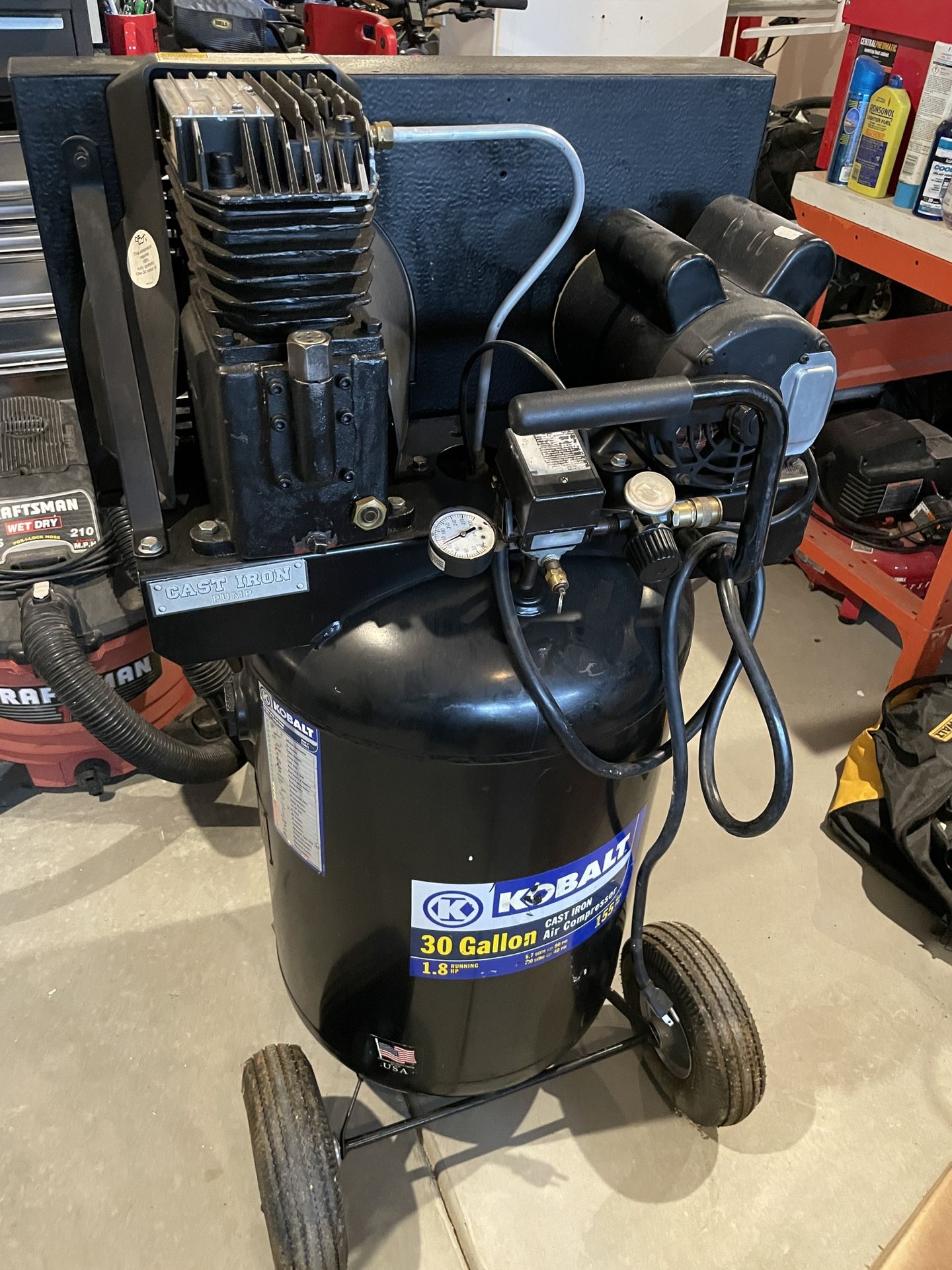 Kobalt 30 Gallon Air Compressor for Sale in Dixon, CA OfferUp