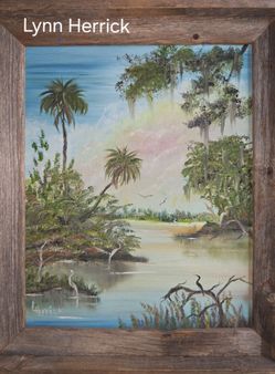 Lynn Herrick Landscape Oil Painting (17x14)