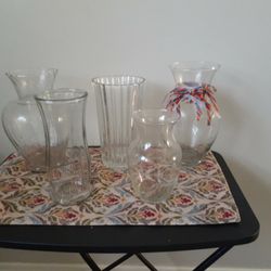 Arrangement Of 5 Vases