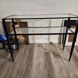 Glass and Black Coffee/Sofa Table
