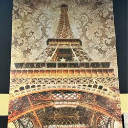 Massive Eiffel Tower Canvas