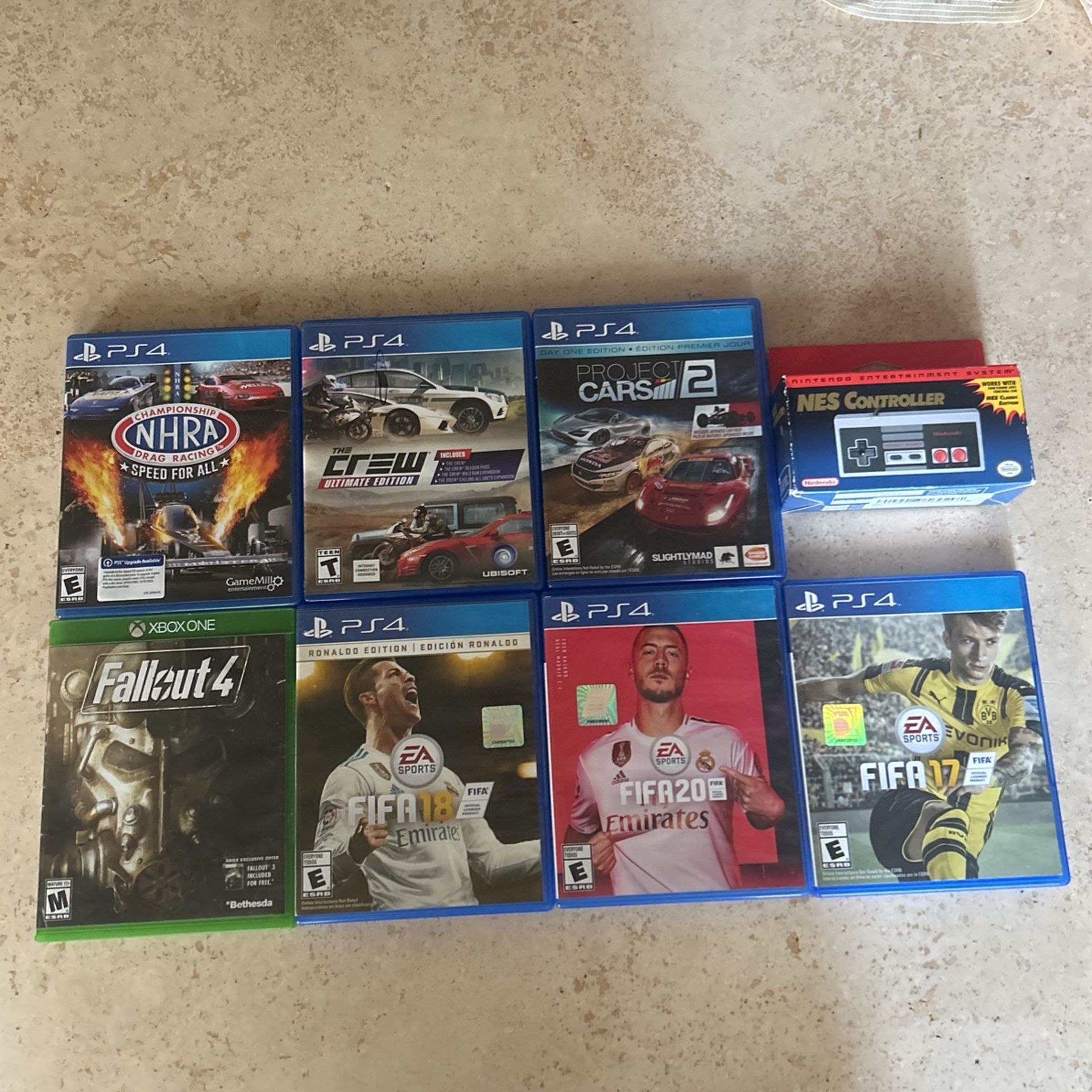 Video Games For Xbox One And PS4