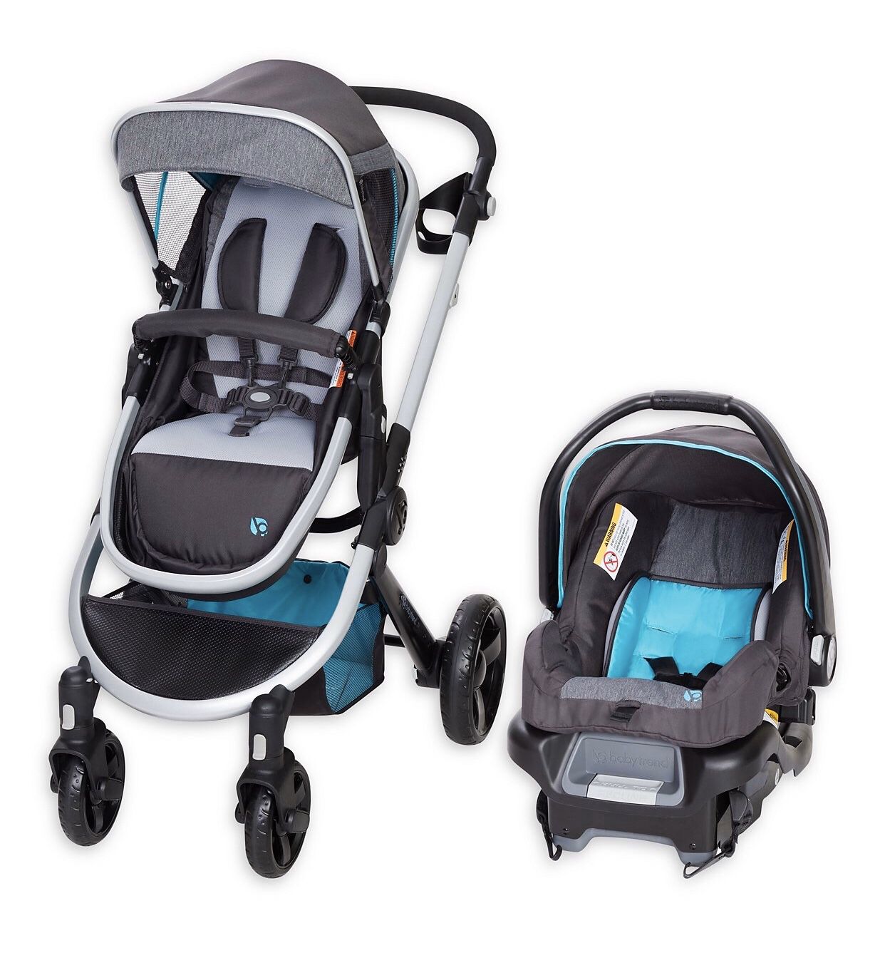 Baby trend stroller & car seat set
