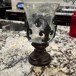 Glass Candle Holder