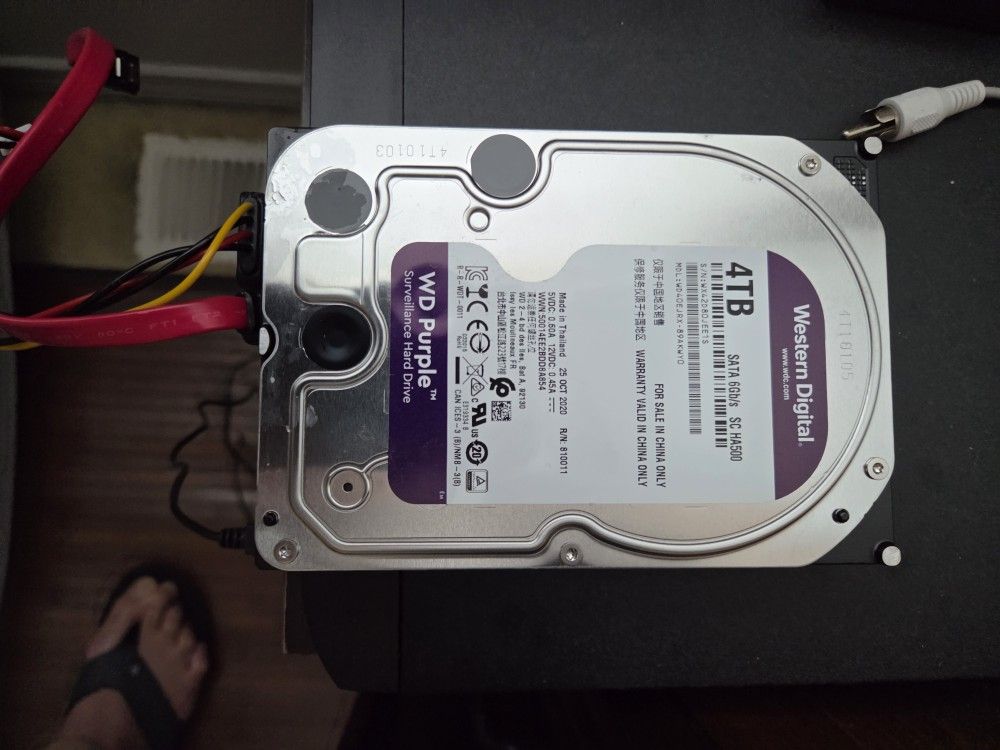 WD 4TB SURVEILLANCE HARD DRIVE 
