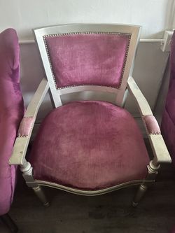 2 Purple Chairs