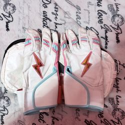Bruce Bolt Sunrise Batting Gloves. Large