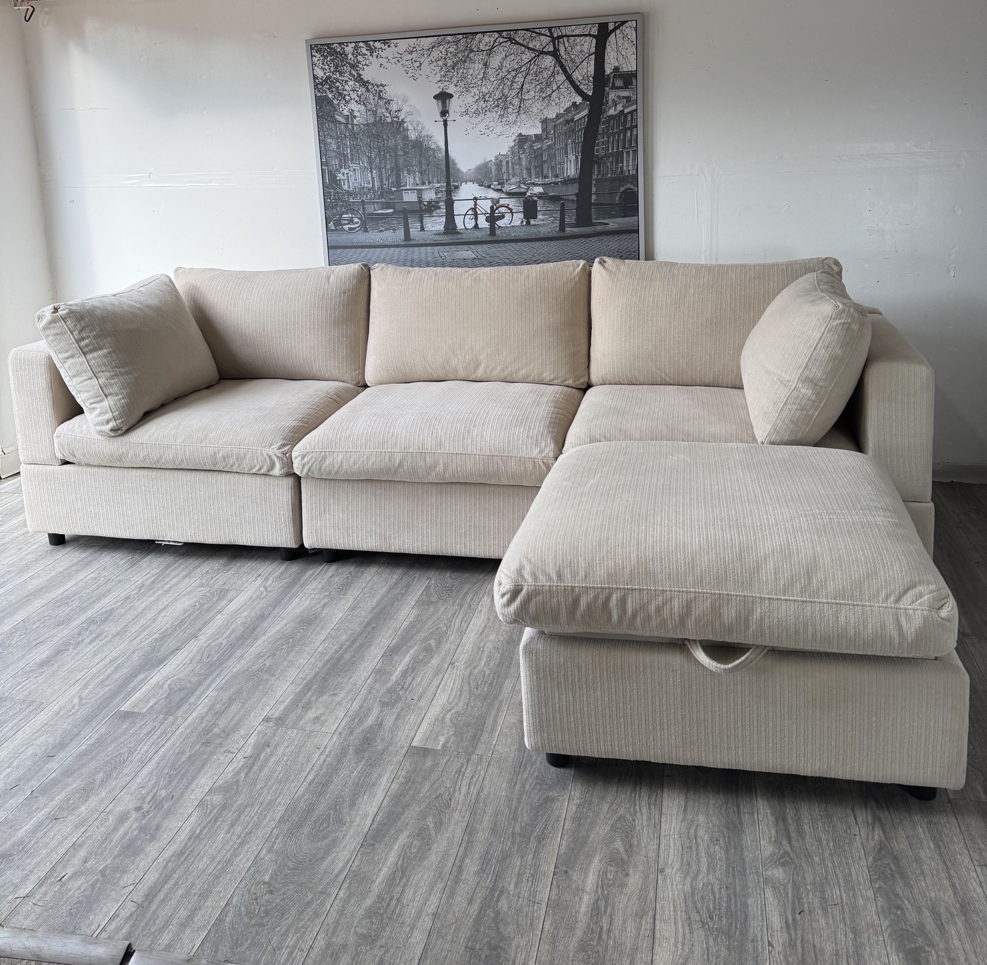 New In Box Sectional Cloud Couch - Free Local Delivery