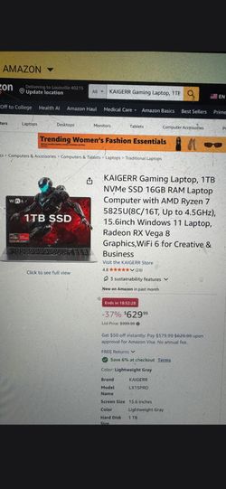 Gaming laptop
