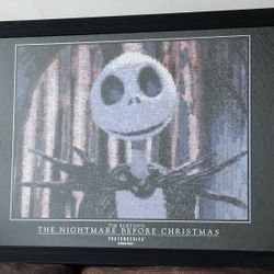 Limited Edition Nightmare Before Christmas Jack Skellington Framed Photomosaic by Robert Silvers
+ FREE POSTER