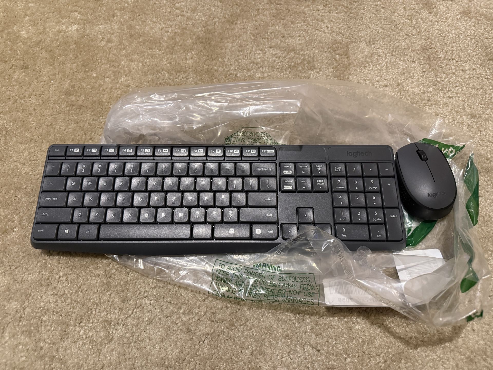 Logitech Wireless Keyboard + Mouse Combo – Excellent Condition (No Box)