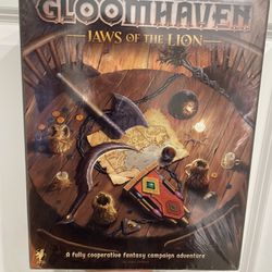 Gloomhaven: Jaws of the Lion Campaign Game Brand New- SEALED  Experience the ultimate fantasy adventure with Gloomhaven: Jaws of the Lion Campaign Gam