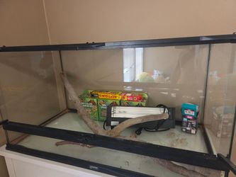 40 gallon terrarium/ reptile enclosure