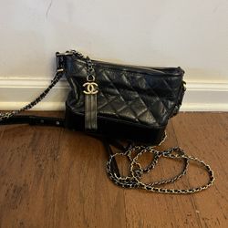 Chanel Gabrielle Hobo Quilted Aged Calfskin Bag