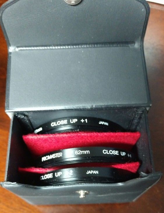 Close up 62mm +1,+2,+4 filter set