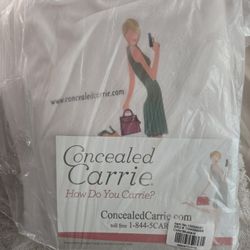 Concealed Carrie/ Black Crocodile Purse