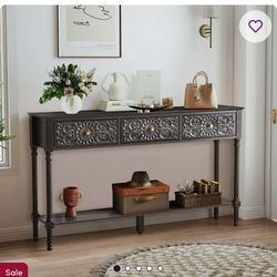 55.11" farmhouse entry table