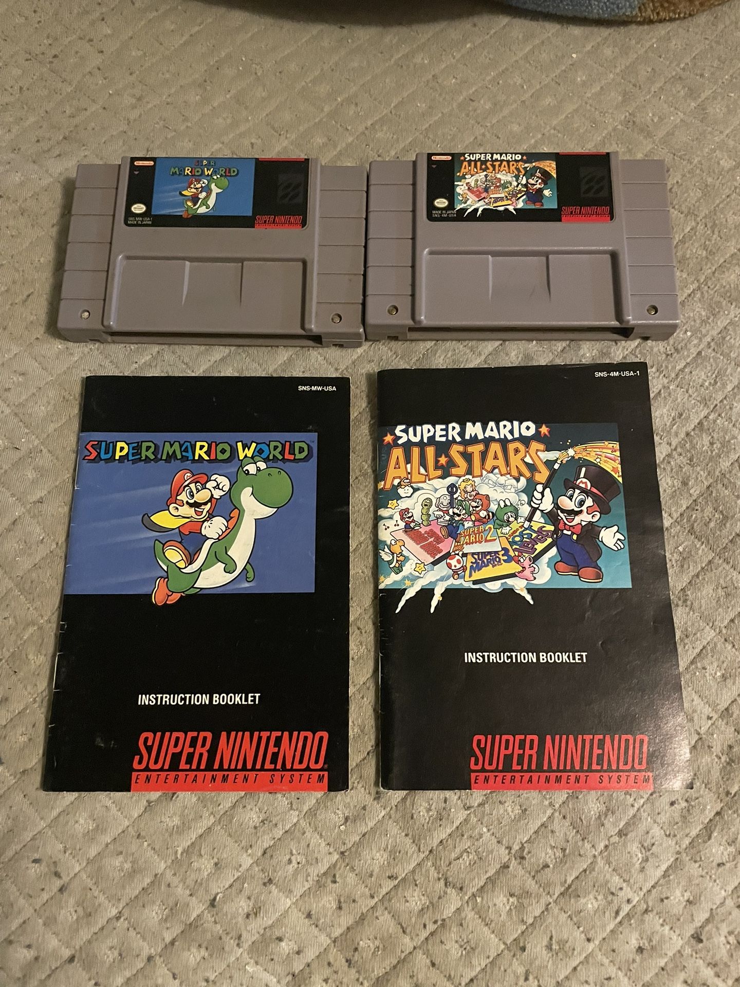Super Mario All Stars and Super Mario World