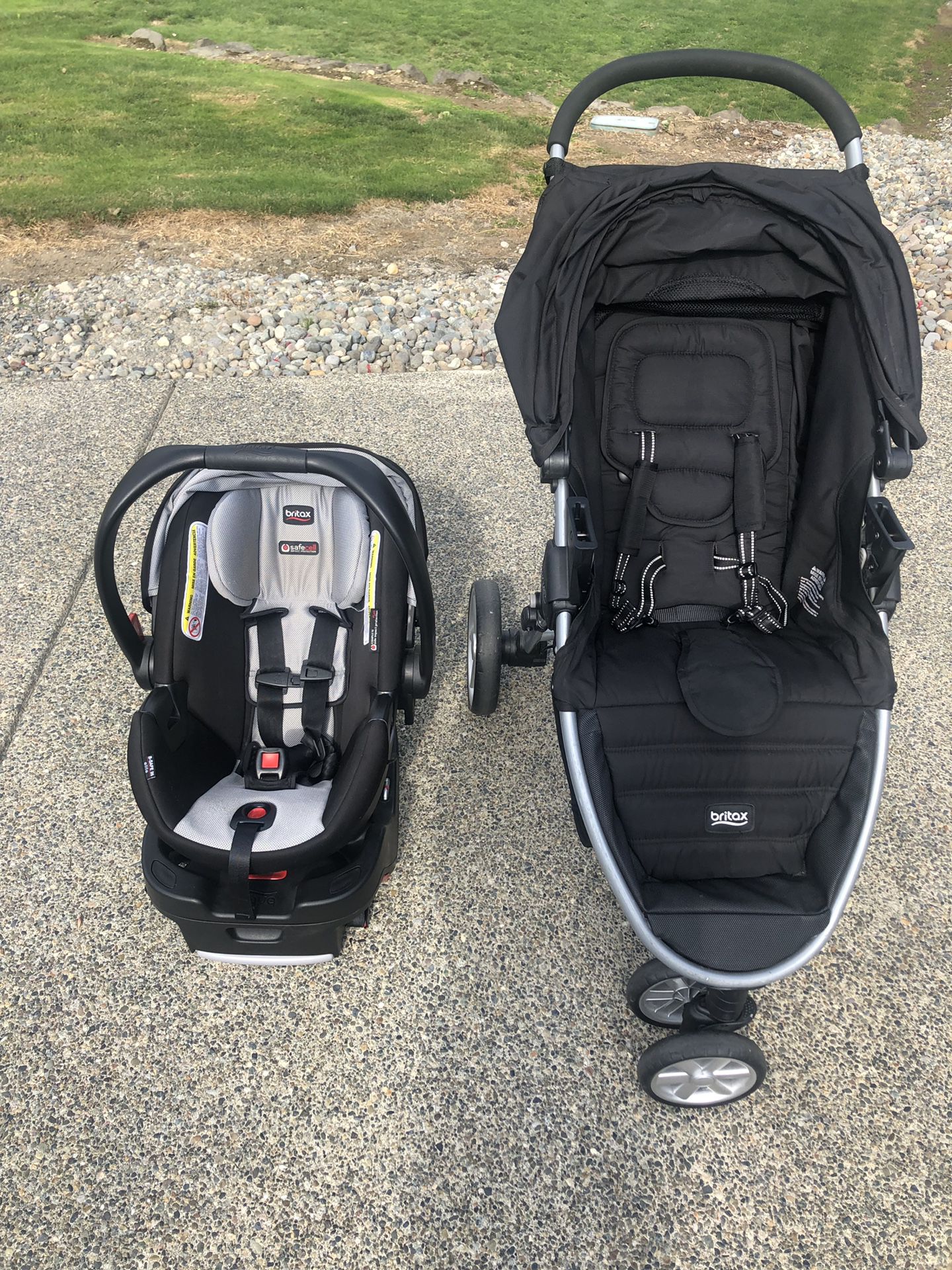 Britax B-Agile Car seat and Stroller