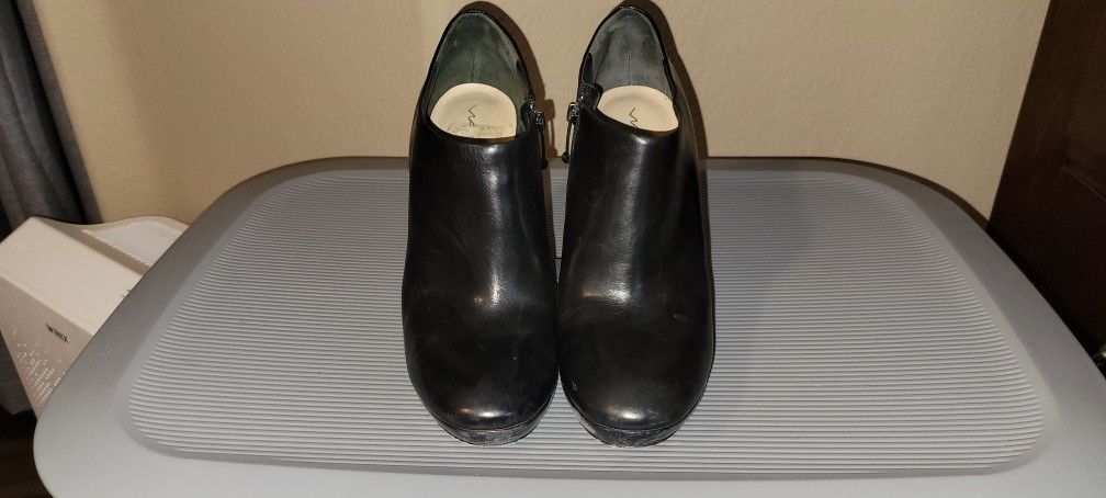 Via Spiga Black Ankle Booties