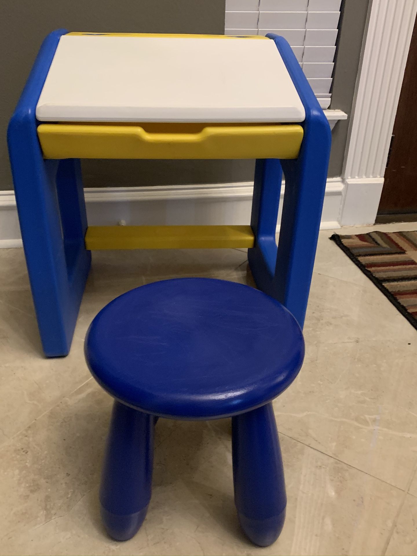 Fisher Price Child Desk and Stool