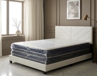 New Queen Size Mattress + Box Spring