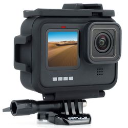Elevate Your Adventure: GEPULY GoPro Hero Vlog Cage with Dual Cold Shoe Slots
