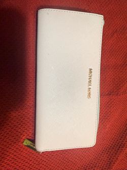 Brand New Michael Kors Jet Set Travel Large Saffiano Leather Wallet - Blush Pink