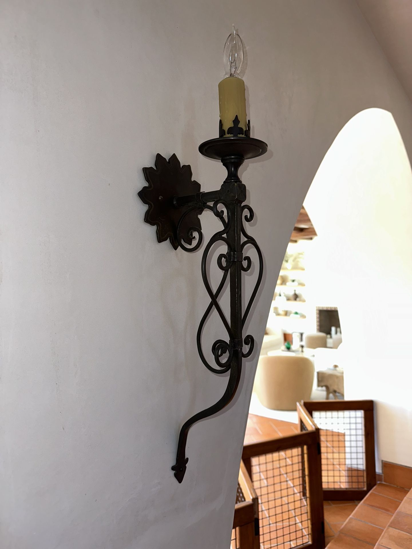 Steven Handelman Wrought Iron Sconce
