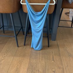 7Day Wknd Blue Sparkly Dress Size Medium Brand New