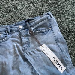 purple jeans size 29